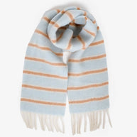 Cloud Stripe Fluffy Scarf