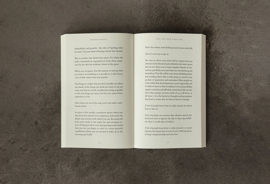 Inspirational self-growth book about purpose and transformation