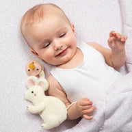 Living Textiles Mouse Dummy Chain – Whimsical Wonderland pacifier clip