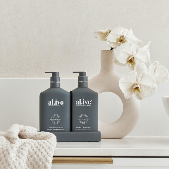 Tropical coconut and wild orange hand and body set