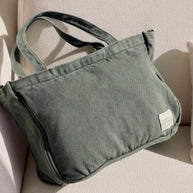 Array Bags Mini Pocket Tote in Forest canvas
