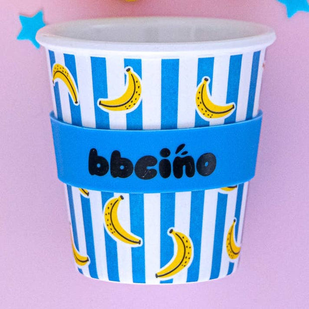 BBcino Banana-Rama Babycino Cup 120ml with silicone straw