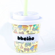 BBcino babycino cup with spill-resistant silicone lid