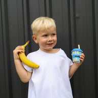 BBcino babycino cup with spill-resistant silicone lid