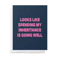 Bad on Paper Inheritance greeting card
