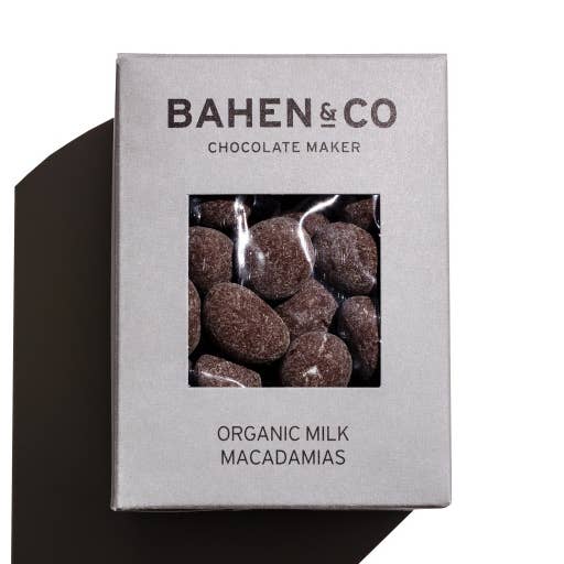 Bahen & Co Organic Milk Macadamias Chocolate 100g
