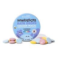 Honeysticks Bath Drops Colour Magic 36 pack in reusable tin