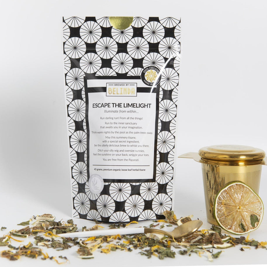 Brewed By Belinda Escape The Limelight tisane 45g pouch