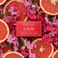 Soothing floral citrus aromatherapy shower steamer for relaxation and stress relief