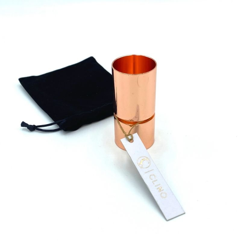 CLINQ Double Copper Jigger in rose gold finish