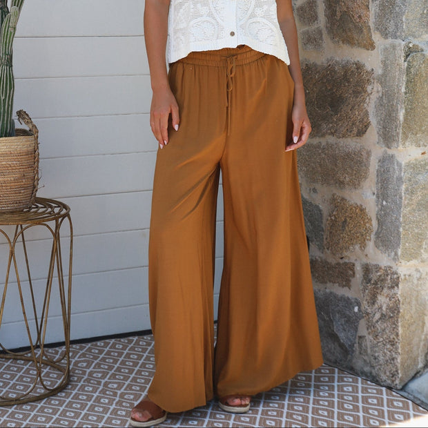 Charlotte The Label Esme Mustard Pants women’s fashion