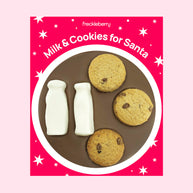 Christmas Chocolate Milk & Cookies For Santa