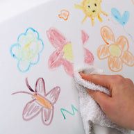Natural beeswax bath crayons for toddlers