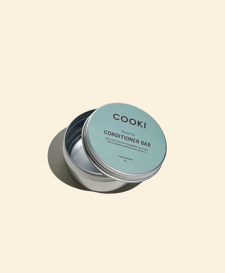 Cooki Haircare Spare Conditioner Travel Tin for solid conditioner bars