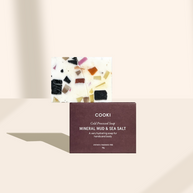 Cooki plastic-free cold process soap with mineral mud and pearl powder