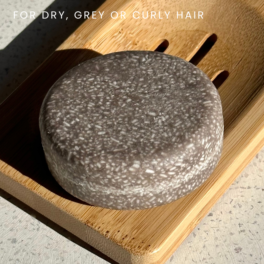 Eco-friendly solid shampoo bar for smooth, shiny hair