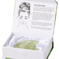 Crystal jade gua sha stone for glowing skin by Summer Salt Body