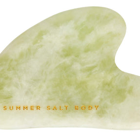 Summer Salt Body Jade Gua Sha facial massage tool in gift box