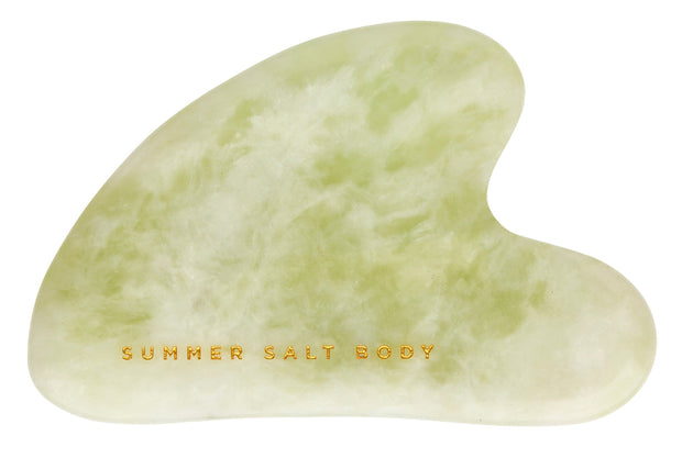 Summer Salt Body Jade Gua Sha facial massage tool in gift box