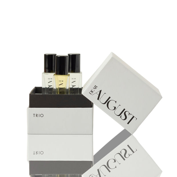 resh Notes Trio Collection gift box with Sea Breeze, Rio & Summer 5mL perfume oils