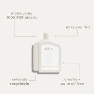 Vegan body lotion refill in recyclable packaging, Australian-made