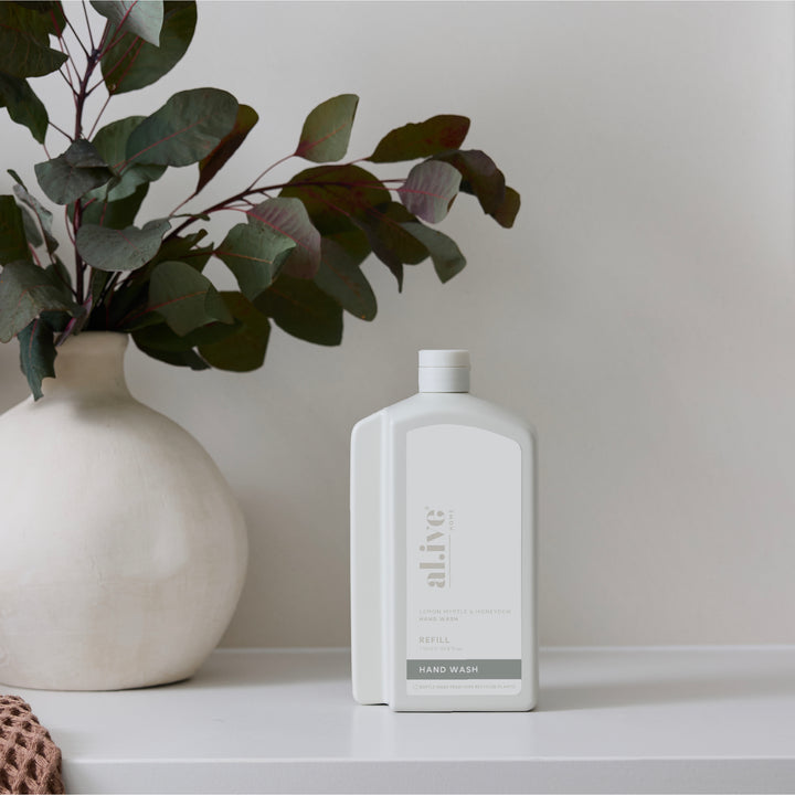 Eco-friendly hand wash refill with lemon myrtle and honeydew scent