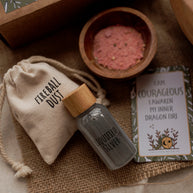 Children’s potion play set with fizzing ingredients and bamboo bottle