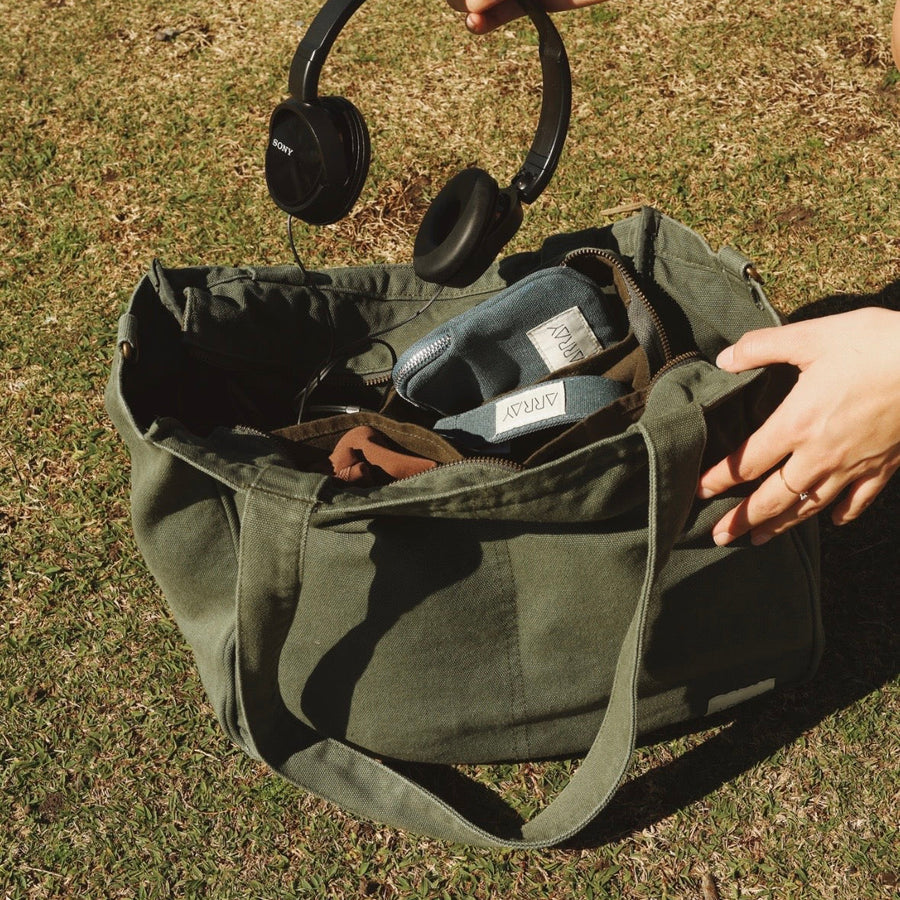 Everyday Pocket Tote - Forest