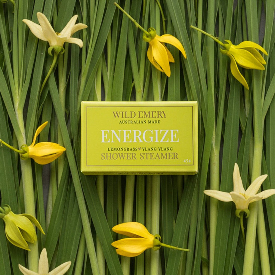 Zesty and uplifting aromatherapy shower steamer for an energising daily reset