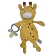 ES Kids Knitted Eco Giraffe Baby Comforter 30cm