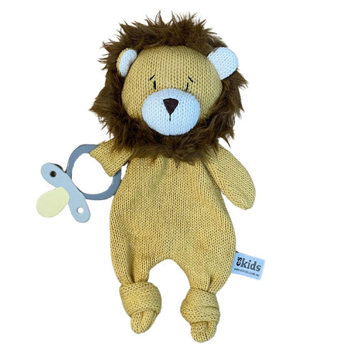 ES Kids Knitted Eco Lion Baby Comforter 30cm