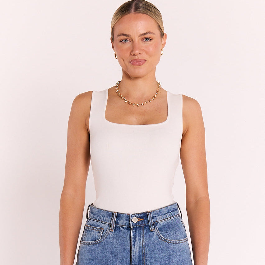 Feather & Noise Millie Tank in Cream
