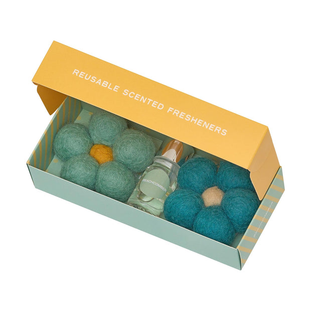 Eco-friendly felt freshener with coastal beach scent by Home Dweller