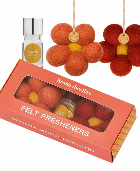 Home Dweller Felt Freshener Flower Garden reusable air freshener