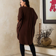 Soft cotton blend layering shrug by Freez Clothing
