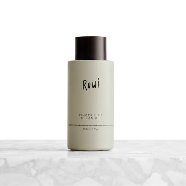 Ruwi Botanicals Finger Lime Cleanser 100ml bottle