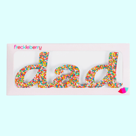 Freckleberry DAD Freckle Word 60g milk chocolate gift