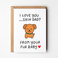 Friends of Henry Paper Co Daddy's Fur Baby funny dog dad greeting card