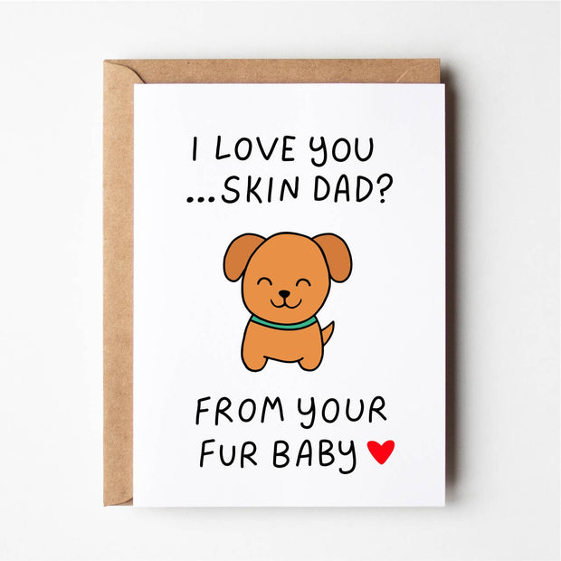 Friends of Henry Paper Co Daddy's Fur Baby funny dog dad greeting card