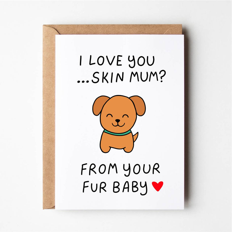 Friends of Henry Paper Co Mummy's Fur Baby funny dog mum greeting card