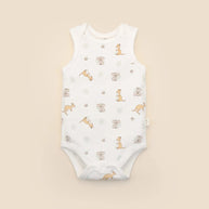 GOTS certified organic cotton baby singlet bodysuit
