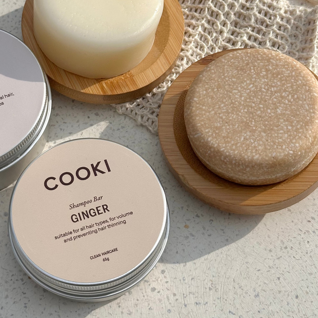 Cooki Haircare Ginger Shampoo Bar