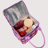 Graze Lunch Bag packed with containers and snacks