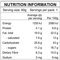 Plant-based hazelnut chocolate treat by Crumble Charms
