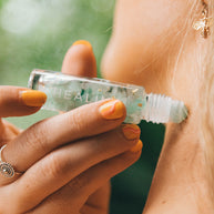 Summer Salt Body Healing Roller with Aventurine crystal and 24k gold