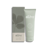 al.ive body Ivory Bloom Hand Cream 80ml with magnolia and jasmine leaf extracts