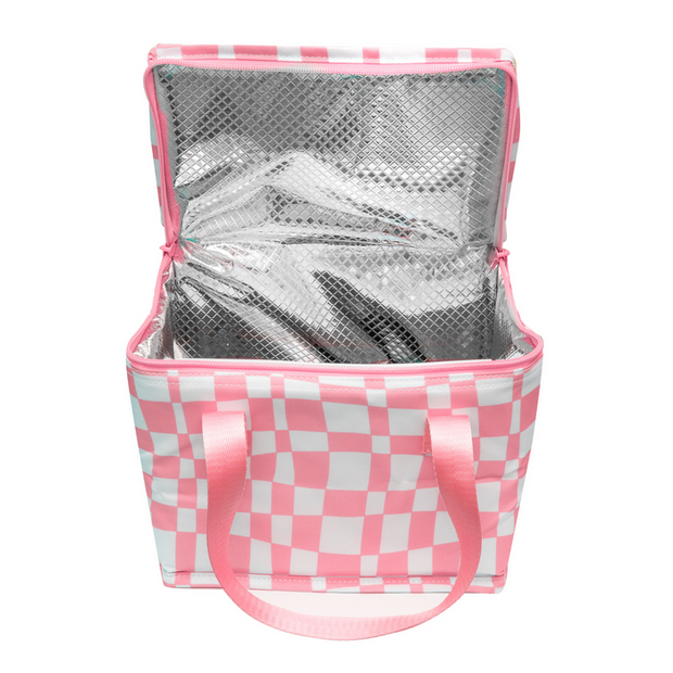 Insulated kids lunch bag with carry handles