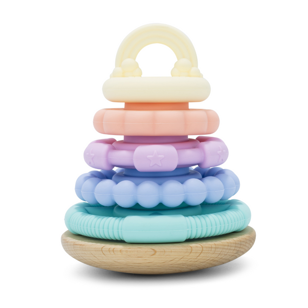 Rainbow Wobble Stacker Pastel