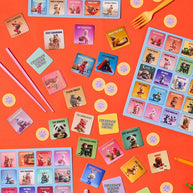 Kids bingo game with tokens, counters and cards, ages 6+