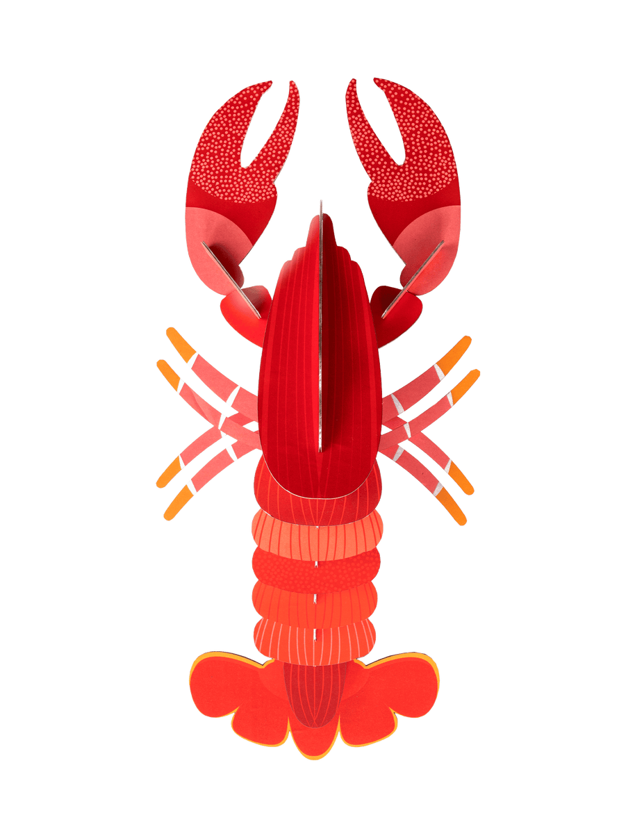 Build-your-own lobster ocean themed paper art